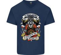 Il Più Grande Marinaio Maglietta In Cotone A V Per Uomo