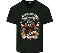 Il Più Grande Marinaio Maglietta In Cotone A V Per Uomo