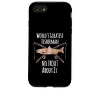 Il più grande pescatore del mondo No Trout About It Pesca con camicia Custodia per iPhone SE (2020) / 7/8
