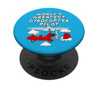 Il più grande pilota di autogiro del mondo PopSockets PopGrip Adesivo
