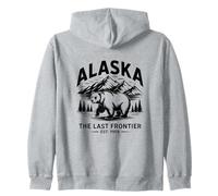 Il più Grande Stato degli Stati Uniti Alaska, L'Ultima frontiera dell'America, Fauna Selvatica Felpa con Cappuccio