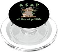 Il più lento possibile, bradipo con caffè, stile di vita corpo PopSockets PopGrip per MagSafe