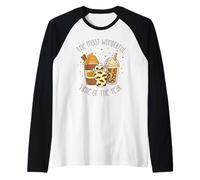 Il più Meraviglioso Tempo DELL'ANNO Halloween Coffee Meme Maglia con Maniche Raglan