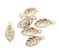 Il più recente 40 pezzi/lotto 15x7mm ciondolo in lega di lamiera placcato argento antico per la fabbricazione di gioielliTrattamento di moda