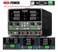 Il più recente alimentatore CC regolabile programmabile a doppio canale 30V5A 30V10A Alimentatore a tre uscite 4 in 1 sviluppato in laboratorio