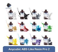 Il più recente Anycubic ABS-Like + Resin Pro 2 Polimerizzazione UV rapida 405nm Resina fotopolimerica standard Resina ABS 3D ad alta precisione per LCD