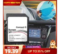 Il più recente auto Connect 3 V7 LCN X-Trail per i dati della versione Mappa Nissan Sat Nav con adesivi Reaview antiappannamento