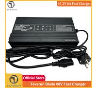 Il più recente caricabatterie rapido Teverun Blade 67.2V 6A per 60V Blade Mini Ultra Blade GT/GT+ II Teverun Fighter Mini Pro Fighter 11/11+