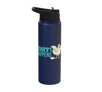 Il pollo perde l'uovo fritto Stainless Steel Insulated Water Bottle