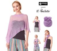 Il Ponchetto Coprispalle Donna Multifunzione Woman Poncho Cape CC-PONC01-035