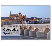 il, ponte romano, in, cordoba, andalusia, spagna, frigorifero magnete