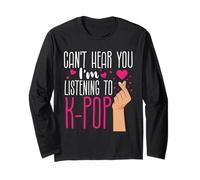 Il pop coreano non ti sento Sto ascoltando K-Pop Maglia a Manica