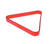 Il porta-biglie triangolare in plastica for biliardo/biliardo a 8 palle rappresenta un'aggiunta alla tua sala giochi Per Organizzare Le Palle Da Biliardo(Red)