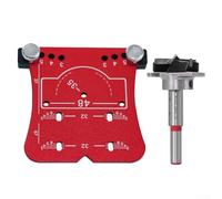 Il posizionamento dei fori è un semplice kit di strumenti essenziale dotato di un robusto telaio limite su misura per i tuoi obiettivi di lavorazione del legno (b)