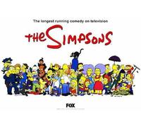 Il Poster Originale Di The Simpsons "La Commedia Più Lunga In TV" Raro