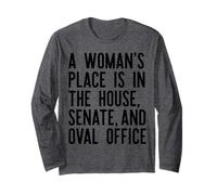 Il Posto di Una Donna È nella CASA SENATO & Ufficio Ovale Meme Maglia a Manica