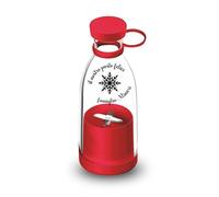 ''Il posto felice' Mini Frullatore Portatile USB da Viaggio, 380ml, con Maniglia, personalizzato con nome frase idea regalo amici casa viaggi anniversario compleanno dieta amici nutrizione healty