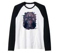 Il Potente Cavaliere con un'aura Potente Maglia con Maniche Raglan