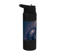 Il potente cavaliere con un'aura potente Stainless Steel Insulated Water Bottle