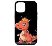Il potente re dei dinosauri con una corona d'oro Custodia per iPhone 12/12 Pro