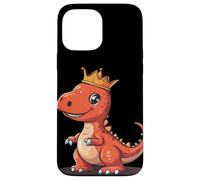 Il potente re dei dinosauri con una corona d'oro Custodia per iPhone 13 Pro Max