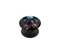 Il potente re demone e il suo regno delle tenebre PopSockets PopGrip Adesivo