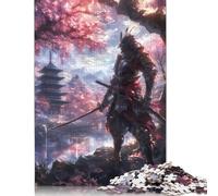 Il potere dei samurai Puzzle per adulti 1000 pezzi Giochi creativi Puzzle Regali per uomini per donne Uomini 1000 pezzi (75x50 cm)