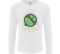 Il Potere Del Segno Zodiacale Sagittario Uomo Maglietta A Maniche Lunghe