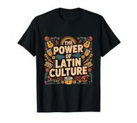 Il potere della cultura latina Maglietta grafica vintage Maglietta