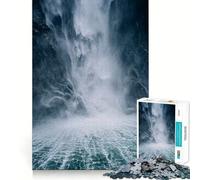 Il potere dell'acqua - Puzzle da 1000 pezzi per adolescenti - Gioco di allenamento mentale - Gioco di gruppo - Taglio di precisione - Regalo per le festività 38x52cm