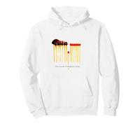 Il Potere di allontanarsi Matchstick Arte Motivazionale Felpa con Cappuccio