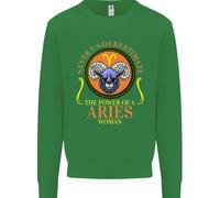 Il Potere Di Un Aries Uomo Felpa Maglione