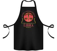 Il Potere Di Una Donna Libra Segno Zodiacale Grembiule In Cotone 100% Biologico