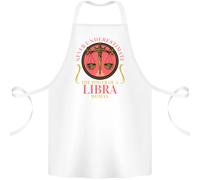 Il Potere Di Una Donna Libra Segno Zodiacale Grembiule In Cotone 100% Biologico