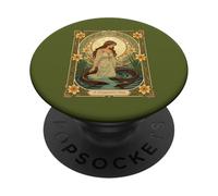 Il pozzo e il pesce sacro di Dwynwen PopSockets PopGrip Adesivo