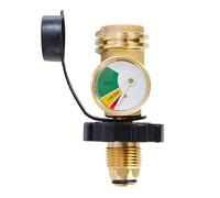 Il pratico misuratore adattatore per serbatoi di propano garantisce letture accurate dei livelli, si adatta alla maggior parte dei serbatoi con valvole di servizio POL Connessione in ottone propano