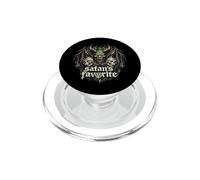 Il preferito di Satana: demone gotico di metallo scuro PopSockets PopGrip per MagSafe