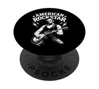 Il presidente Abraham Lincoln Suona la chitarra American Rock Star PopSockets PopGrip Adesivo