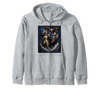 Il Presidente Americano Lincoln Washington Reagan Patriotic Eagle Felpa con Cappuccio