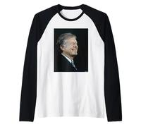 Il Presidente degli Stati Uniti Jimmy Carter Governatore di Michael Grecco Maglia con Maniche Raglan
