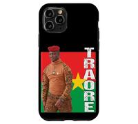 Il presidente del Burkina Faso Capitano Ibrahim Traoré Custodia per iPhone 11 Pro