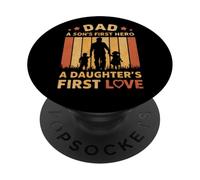 Il primo eroe di Dad A Son's First Love di una figlia PopSockets PopGrip Adesivo