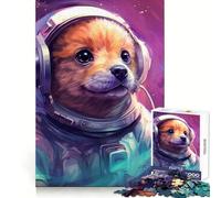 Il primo puzzle Wuff Astronauta da 1000 pezzi per ragazzi Puzzle Gioco di pensiero intelligente Semplice Divertente Taglio preciso Babbo Natale Desiderio Scegli 38x52cm