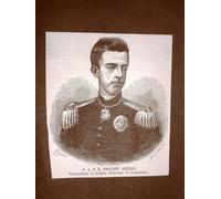 Il Principe Amedeo di Savoia nel 1866 Comandante i Granatieri di Lombardia