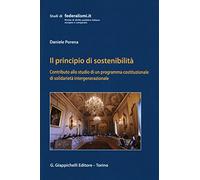 Il principio della sostenibilità. Contributo allo studio di un programma costituzionale di solidarietà intergenerazionale