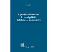 Il principio di continuità dei poteri pubblici e della funzione amministra...