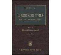 Il processo civile. Sistema e problematiche. I soggetti e gli atti (Vol. 1)