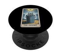 Il procione delle carte dei tarocchi eremita PopSockets PopGrip Adesivo