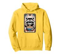 Il procione Tarocchi Carta Giapponese Ramen Noodles Raccoon Felpa con Cappuccio