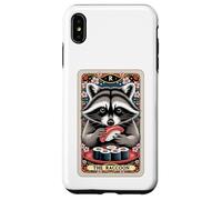 Il Procione Tarocchi Carta Giapponese Sushi Raccoon Custodia per iPhone XS Max